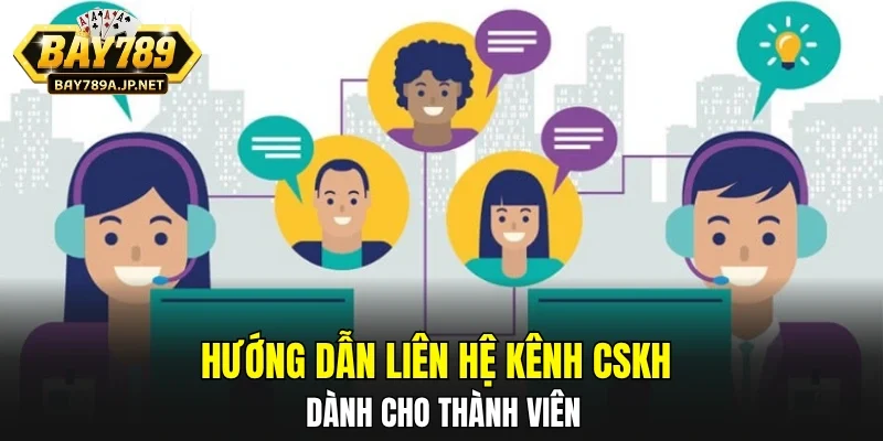 Hướng dẫn liên hệ kênh CSKH dành cho thành viên
