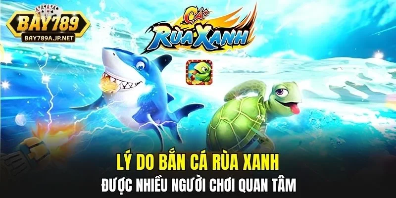Lý do Bắn Cá Rùa Xanh được nhiều người chơi quan tâm