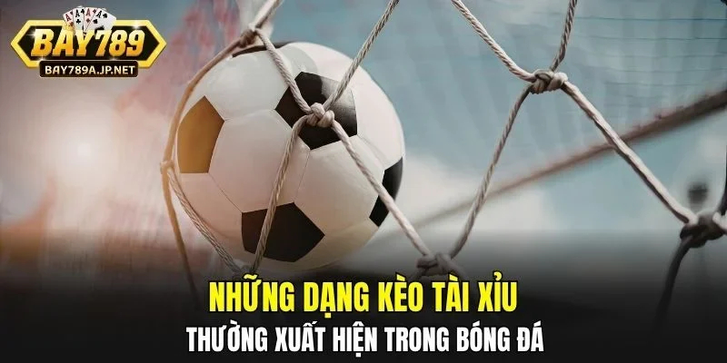Những dạng kèo Tài Xỉu thường xuất hiện trong bóng đá